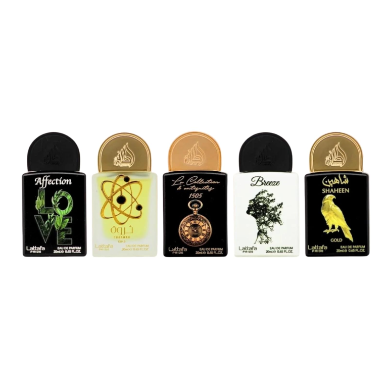Coffret Mini Collection Lattafa Pride Parfum 5 x 20 ml